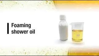 Foaming shower oil