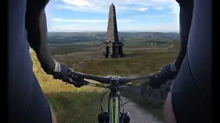 MTB descent from Stoodley Pike on my 29er