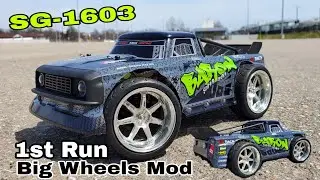 SG-1603 RC Truck - Big Wheels Mod (First Run)