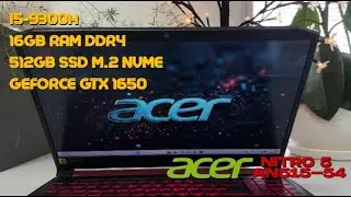 Огляд Acer Nitro 5 AN515-54 | i5-9300H 16GB 512SSD GTX1650 | Б/В