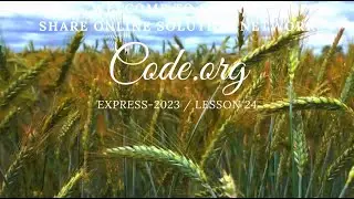 sOs Net - Code.org - Express-2023 Lesson 24 - Coming
