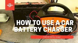 Как зарядить автомобильный аккумулятор &mdash; зарядное устройство Halfords