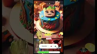 Superheroes But Cakes 🎂 | Marvel Vs DC Cake Invasion | #cakeshorts  #Shorts #Marvel #DC #superheroes