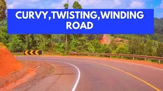 ONE OF THE MOST CURVY, TWISTING, WINDING AND BEAUTIFUL ROADS IN KENYA.