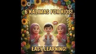 Learn the 6 Kalimas for Kids! 🌟 Easy Memorization & English Translation