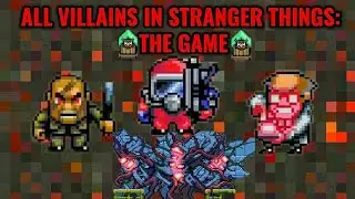 How to Defeat ALL BOSSES  IN STRANGER THINGS: THE GAME - GAMEPLAY