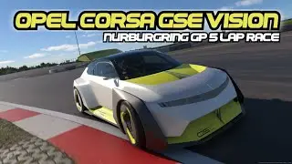 Opel Corsa GSE Vision Gran Turismo Takes on the Nurburgring GP Circuit in a 5 Lap Event