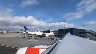 Taxi, TakeOff, ClimbOut in SAS A330 Aircraft from CPH Copenhagen Airport, 2025.09.19