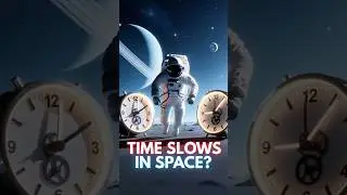 Time Moves Slower in Space ⏳🚀 #shorts