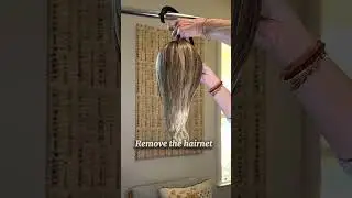 💡This hairnet trick completely changed my wash days! After washing a remy human hair wig, the