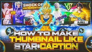How To Make Thumbnail Like @STAR-Captain  On Android 😱 | Make PUBG/BGMI Thumbnail ]