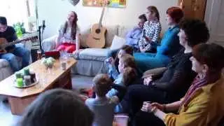 Livingroom concert impression - Pip Alblas