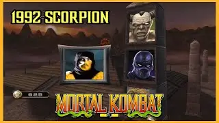 1992 SCORPION &ldquo;Max Difficulty&rdquo; Kreate-A-Fighter - Mortal Kombat Armageddon HookMod