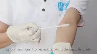 China professional manufacturer skin pre-injection preparation antiseptic swab stick