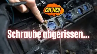 Schraube im Zylinderkopf ABGERISSEN 😱 Was jetzt??