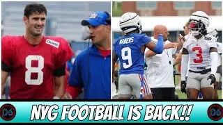 New York Giants Training Camp  | Malik Nabers is a Star! | Daniel Jones is Aggressive