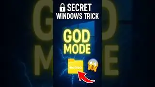 Unlock Windows GOD MODE 😱 | Hidden Settings You Never Knew About! 🔥 #windowscustomization #windows
