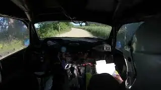 Rajd Warmiński 2022 l os RÓŻYNKA  l  Wiktor Abramowski /  Michał Jurgała l  Renault Clio PROTO