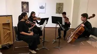 Calore String Quartet of NCCMI with Ovations at NC Symphony, November 16, 2019