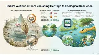 🌿Wetlands Crisis EXPOSED: 40% GONE in 30 Years! World Wetlands Day 2026 Solutions | UPSC Environment
