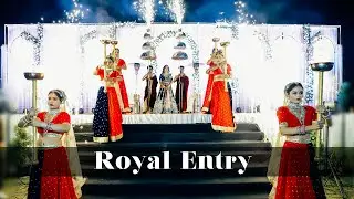 Royal Indian grand entry Bride & Groom 2022 || WEDDING MANTRA STUDIO ||