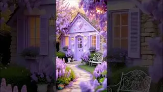 Violet Heart Cottage 💜&nbsp;Peaceful Ambience& Fairy Tale Romance