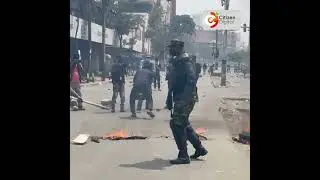 Police engage protesters in running battles in Nairobi CBD