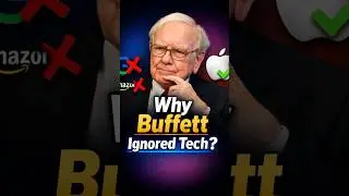 Why Warren Buffett Ignored Tech Stocks 😳 | Prit Finance #shortsfeed #shorts #viral #youtube