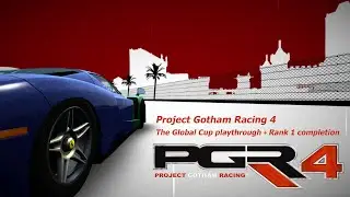 Project Gotham Racing 4 - The Global Cup playthrough + Rank 1 completion