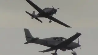 Cirrus SR22 [N122BM] Flybys my house