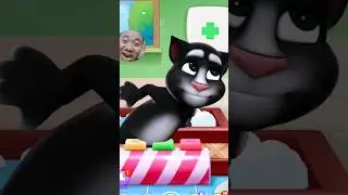 Talking Tom falling down fun 😵&zwj;💫 #shorts #talkingtom2 #tomfunny