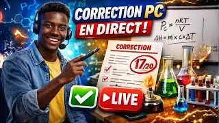 Correction d’une composition de Physique-Chimie 🔬✍️ | Extrait du live