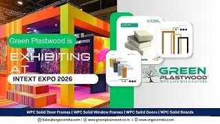WPC Solid Doors & Frames | Green Plastwood at INTEXT EXPO 2026