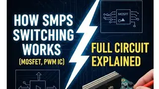 How Smps switching  in Ac pcb,  ( Mosfet ) , pwm Ic, Full circuit explained