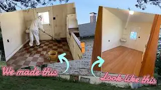 Удаление мастики и повторная отделка оригинальных деревянных полов #удалениемастики #деревянныеполы