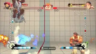 SSF4 AE Derkalteengel (Akuma) vs. SpeGase, BrandonHeatRUS. Ranked Matches