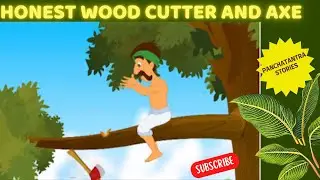 Honest Wood Cutter And Axe Story In English |Panchatantra Stories |Stories By Cherry