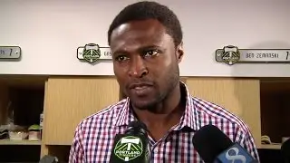 Michael Harrington, Donovan Ricketts on draw | Timbers 1, Chivas USA 1 | Postgame