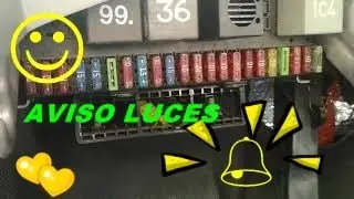 aviso sonoro de olvido de luces encendidas para la Transporter T4 relé 292