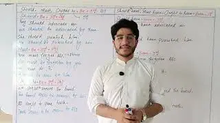 Lecture No 14:How to change Modal Auxiliary Verbs into passive voice! SHOULD|MUST|OUGHT TO|