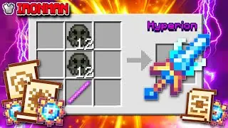 Crafting the Ironman HYPERION&hellip; (Hypixel Skyblock Ironman) Ep.394