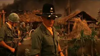 Lieutenant Colonel Kilgore meets Captain Willard