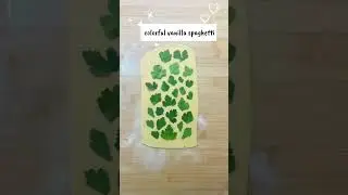 Colorful Pasta: production process of colorful vanilla spaghetti 👍