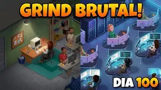 EU PASSEI 100 DIAS NO GAME DEV TYCOON E FOI INSANO