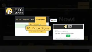 Daftar Btcclicks.com dengan Gmail