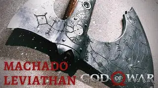 Construí o Machado Leviathan de verdade!! God Of War 🔥