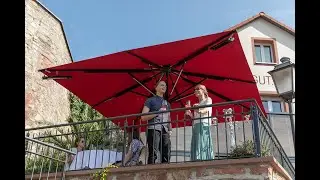Der Sonnenschirm Big Ben von CARAVITA