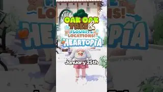 Heartopia Oak Oak Tree & Fluorite Locations Jan 25th! 💗 #shorts #heartopia #heartopiatips
