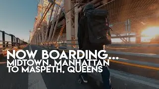 Now Boarding... from Midtown Manhattan to Maspeth in Queens