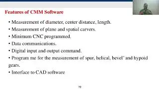 Metrology Quality Control Unit 4   Lec 6 CMM (Calibration and ISO10360-2)